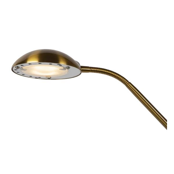 Lucide ZENITH - Lampadaire / lampe de lecture - LED Dim. - 3000K - Or Mat / Laiton - DETAIL 4